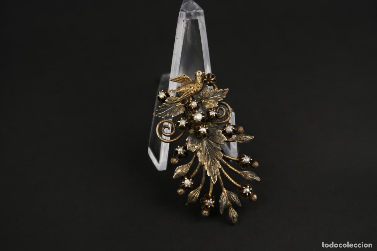 Joyeria: Antiguo Broche de Oro 14k para Reparar - Foto 7