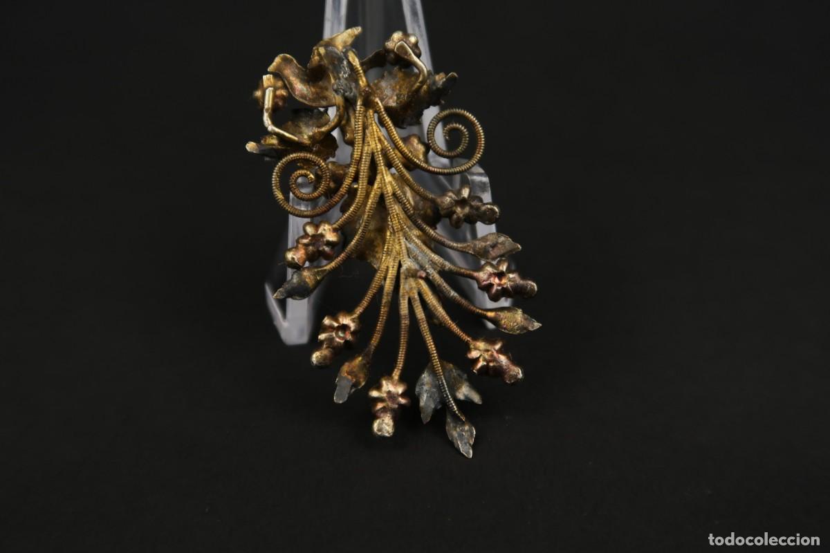 Joyeria: Antiguo Broche de Oro 14k para Reparar - Foto 12