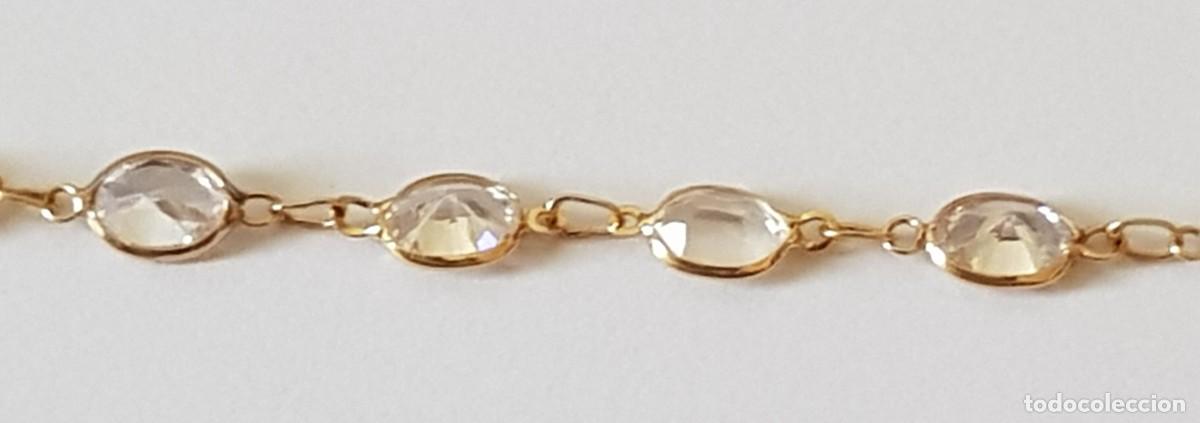Joyeria: Pulsera con circonitas en oro de 18 quilates (NUEVA) - Foto 2