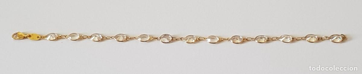 Joyeria: Pulsera con circonitas en oro de 18 quilates (NUEVA) - Foto 4