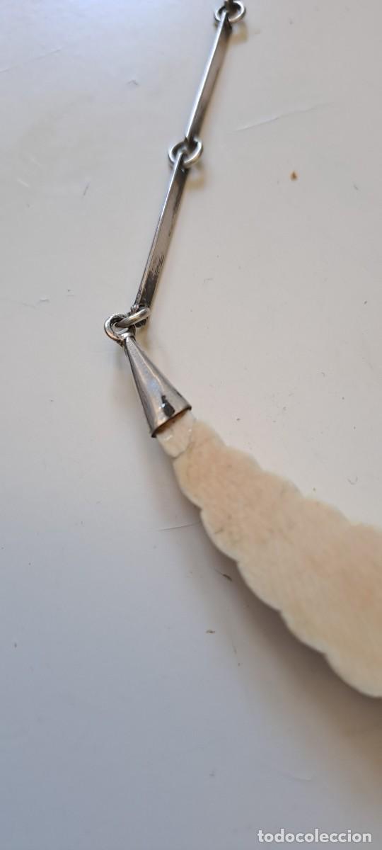 Joyeria: Gargantilla, collar de marfil y plata - Foto 5