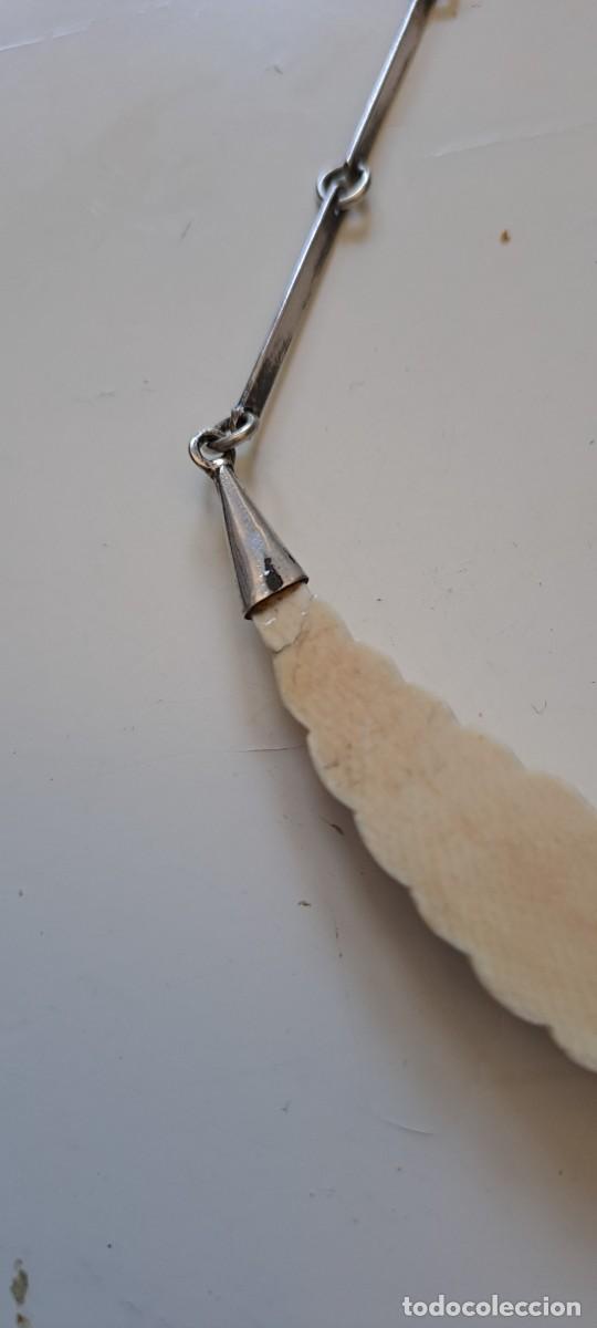 Joyeria: Gargantilla, collar de marfil y plata - Foto 8