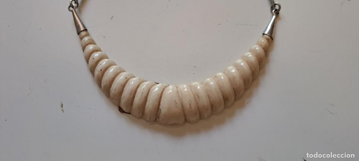 Joyeria: Gargantilla, collar de marfil y plata - Foto 12