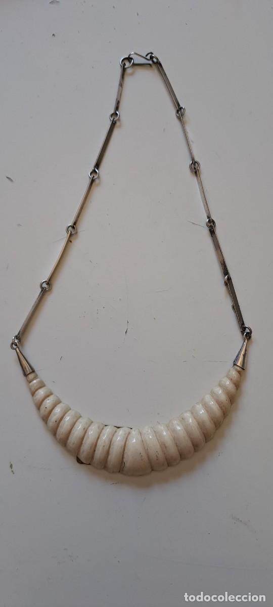 Joyeria: Gargantilla, collar de marfil y plata - Foto 13