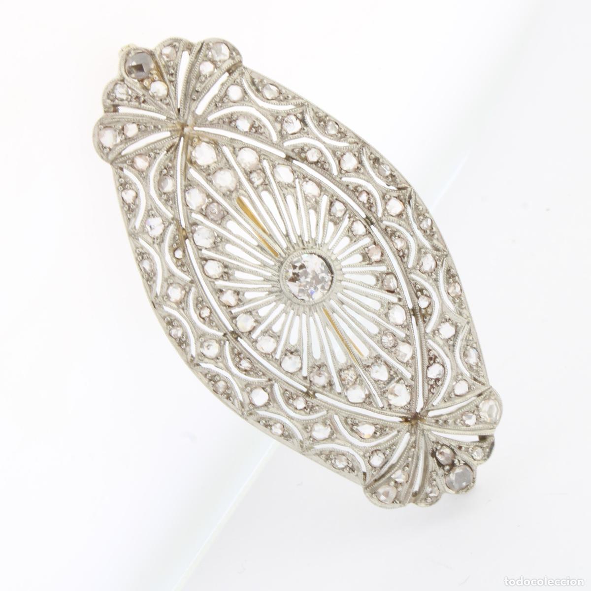 Joyeria: Broche vintage con diamantes - Foto 2