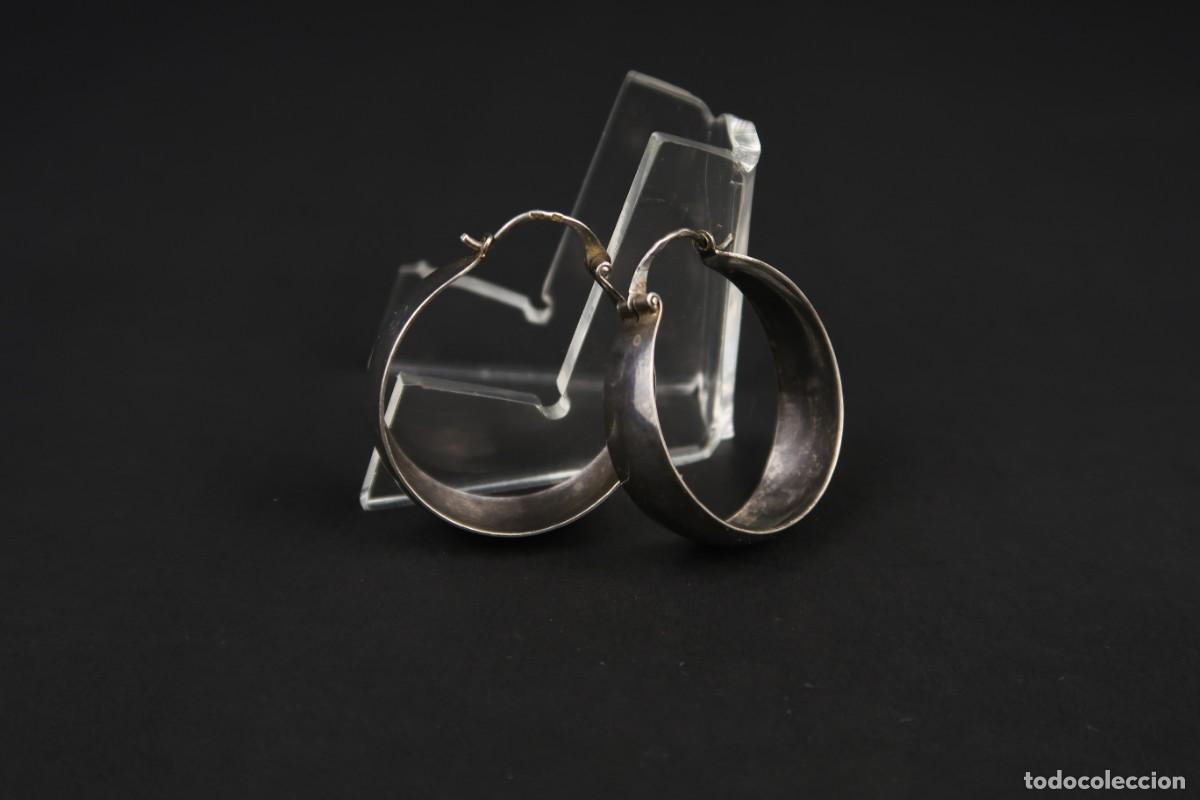 Joyeria: Antiguos Pendientes de Plata - Foto 6