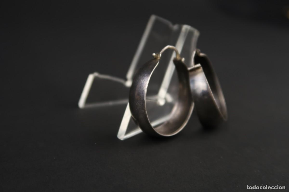 Joyeria: Antiguos Pendientes de Plata - Foto 7