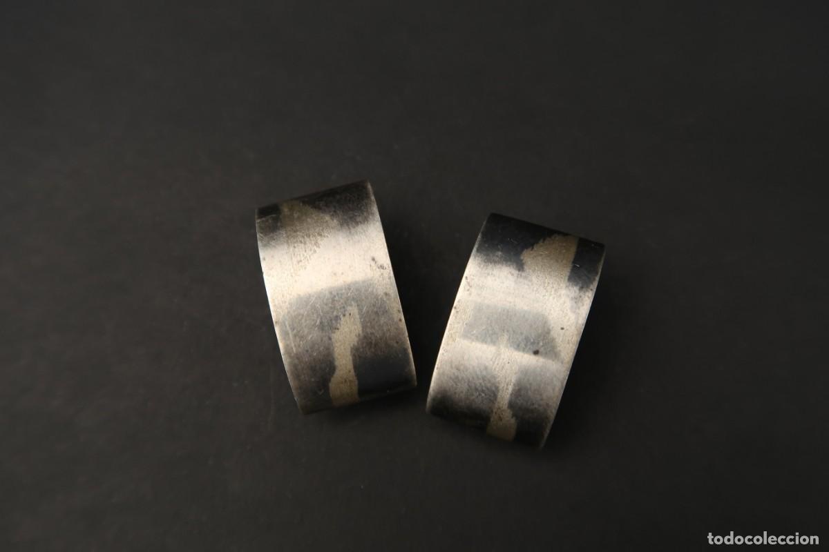 Joyeria: Antiguos Pendientes de Plata - Foto 2