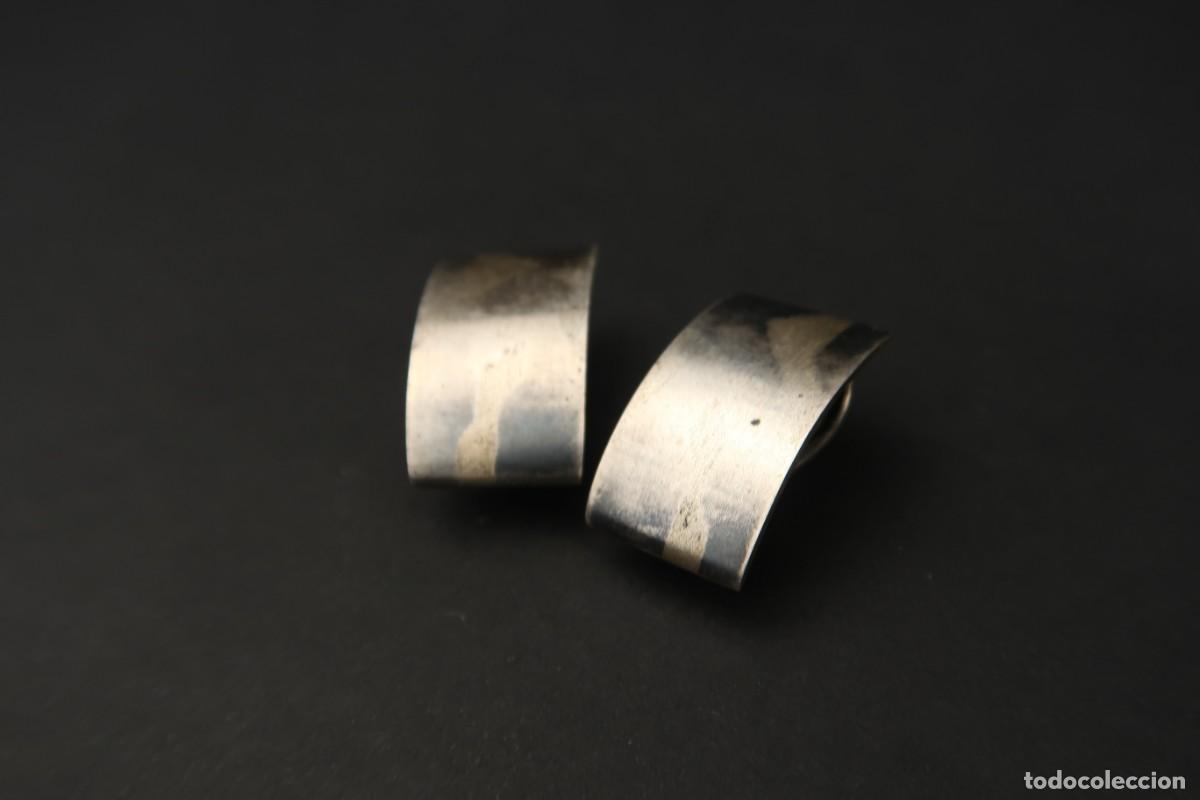 Joyeria: Antiguos Pendientes de Plata - Foto 3