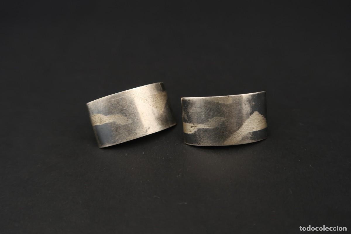 Joyeria: Antiguos Pendientes de Plata - Foto 4