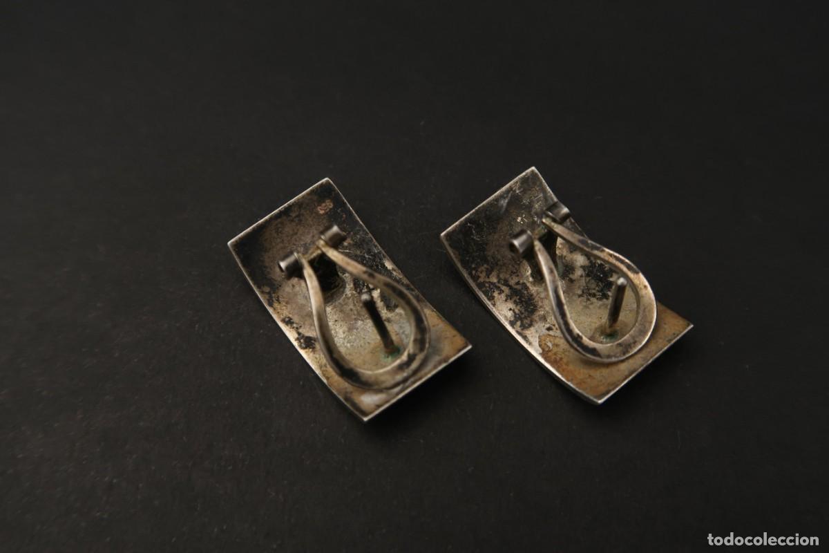 Joyeria: Antiguos Pendientes de Plata - Foto 7