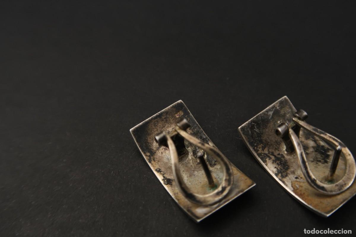 Joyeria: Antiguos Pendientes de Plata - Foto 8