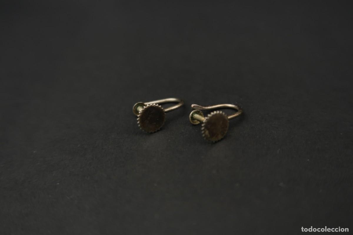 Joyeria: Antiguos Pendientes de Plata - Foto 2