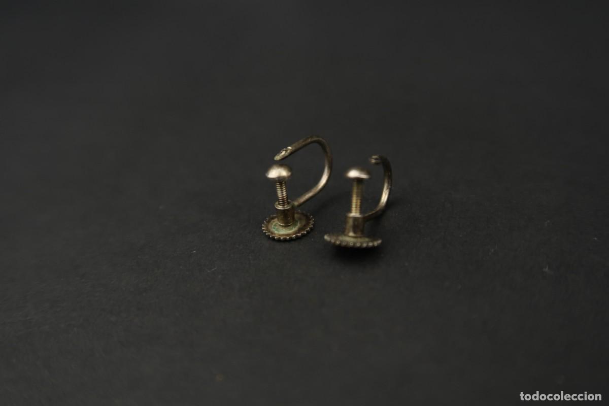 Joyeria: Antiguos Pendientes de Plata - Foto 5