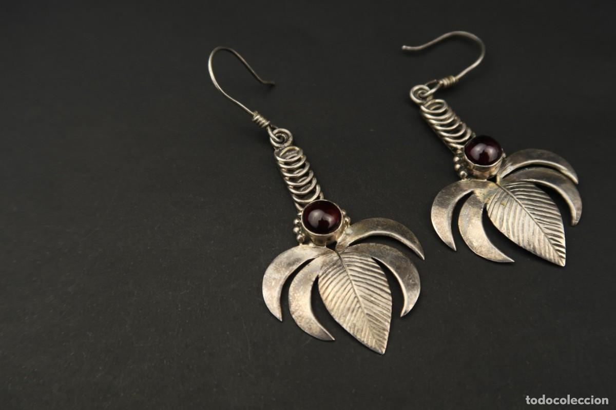 Joyeria: Antiguos Pendientes de Plata - Foto 3