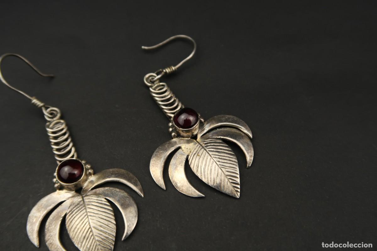 Joyeria: Antiguos Pendientes de Plata - Foto 4