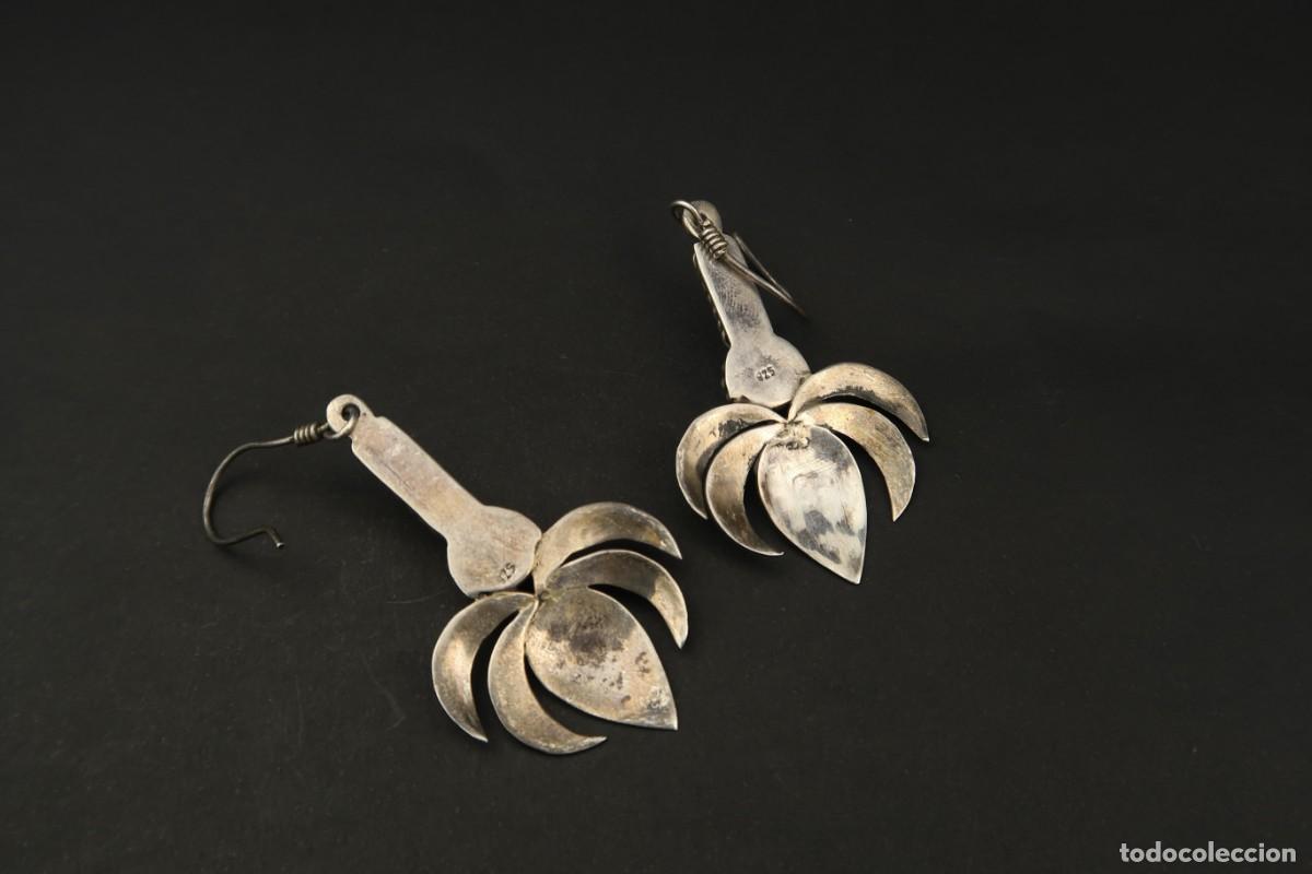 Joyeria: Antiguos Pendientes de Plata - Foto 6
