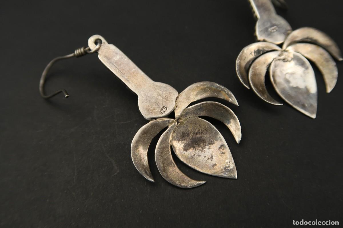 Joyeria: Antiguos Pendientes de Plata - Foto 7