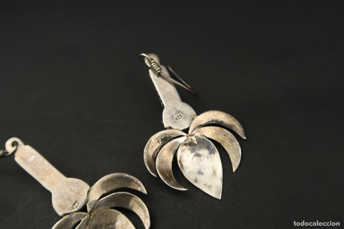 Joyeria: Antiguos Pendientes de Plata - Foto 8