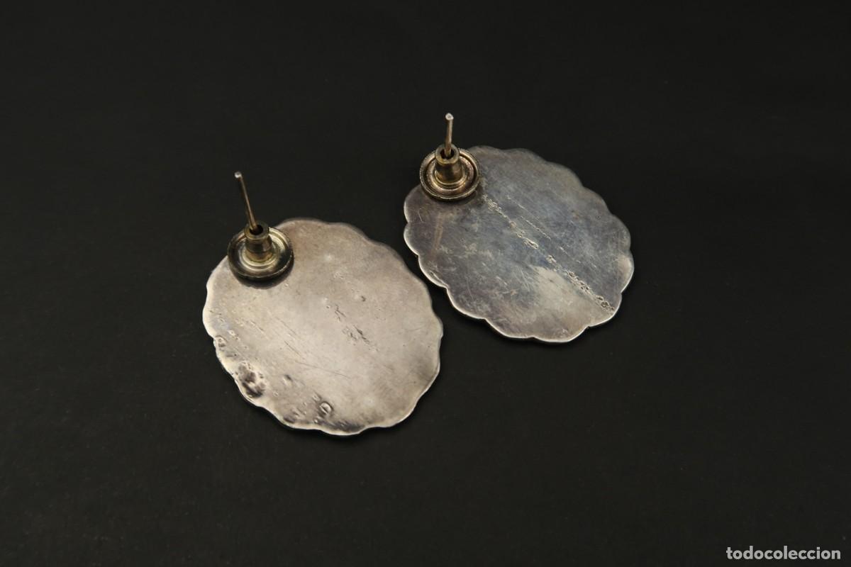 Joyeria: Antiguos Pendientes de Plata - Foto 5