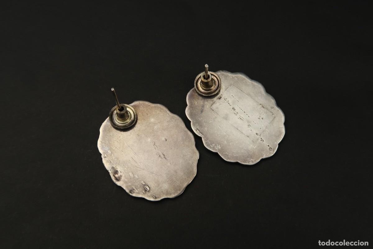 Joyeria: Antiguos Pendientes de Plata - Foto 6
