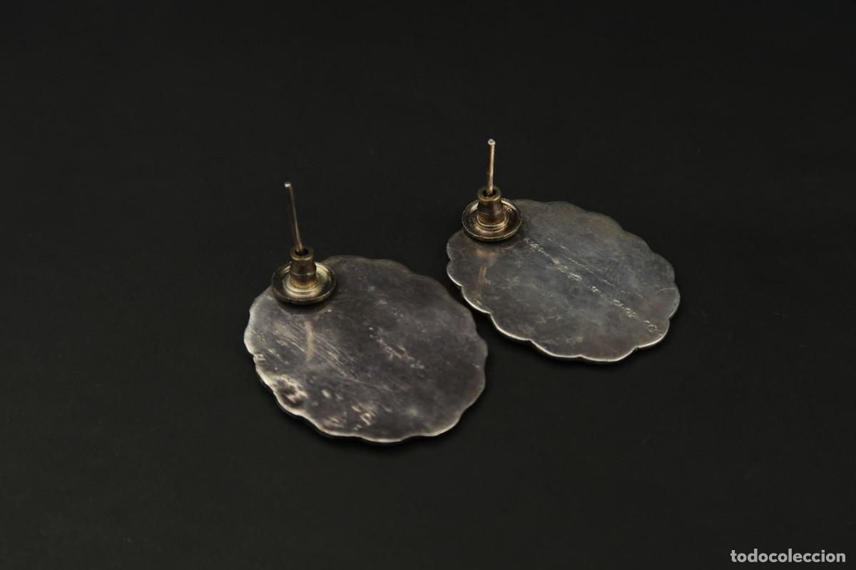 Joyeria: Antiguos Pendientes de Plata - Foto 7