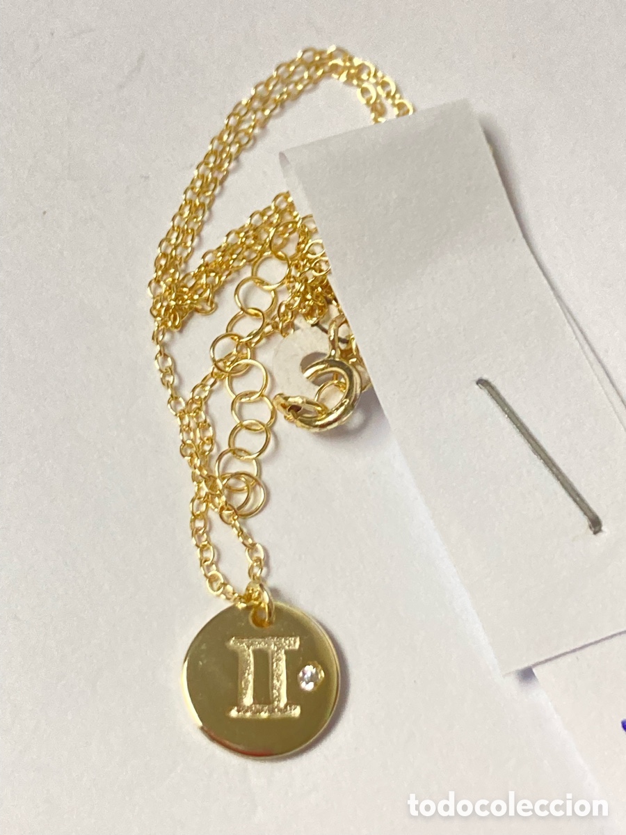 Joyeria: Gargantilla de plata chapado oro/CC28 - Foto 3