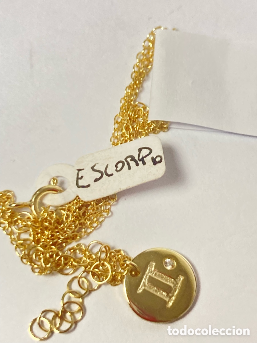 Joyeria: Gargantilla de plata chapado oro/CC28 - Foto 4
