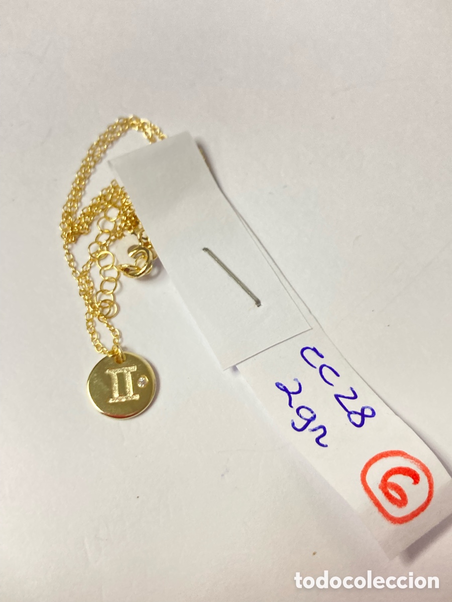 Joyeria: Gargantilla de plata chapado oro/CC28 - Foto 1