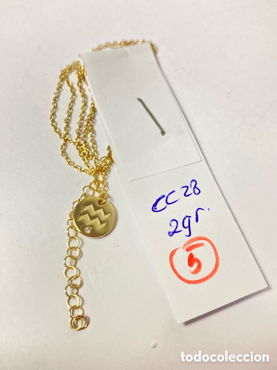 Joyeria: Gargantilla de plata chapada oro/ CC28 - Foto 1