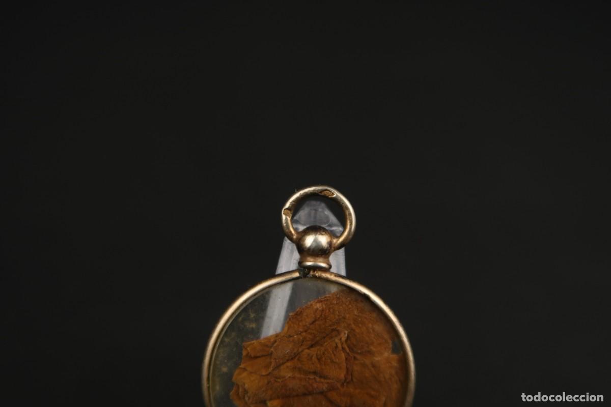 Joyeria: Antiguo Colgante de Plata Dorada - Foto 6