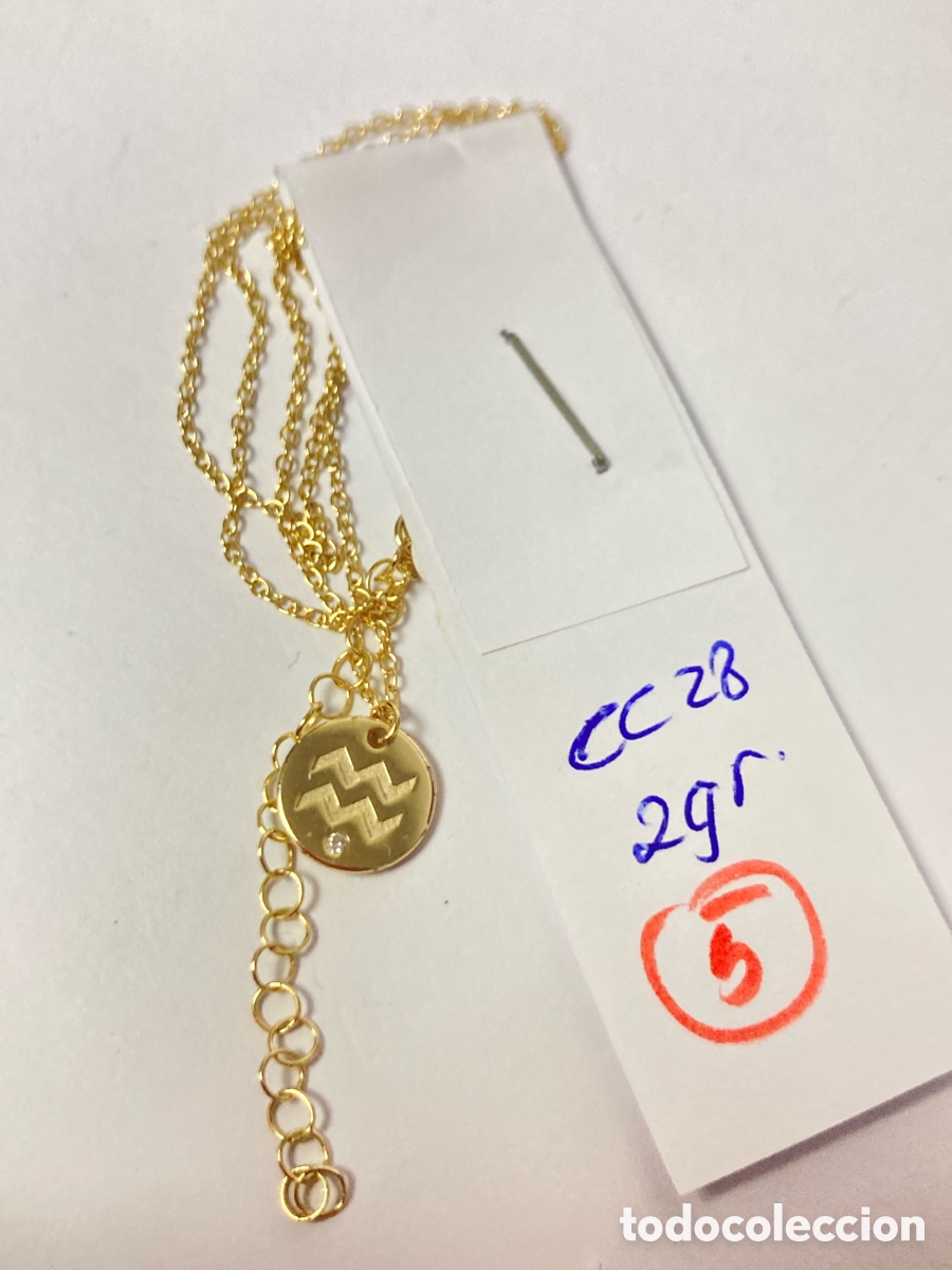 Joyeria: Gargantilla de plata y chapado de oro /CC28 - Foto 1