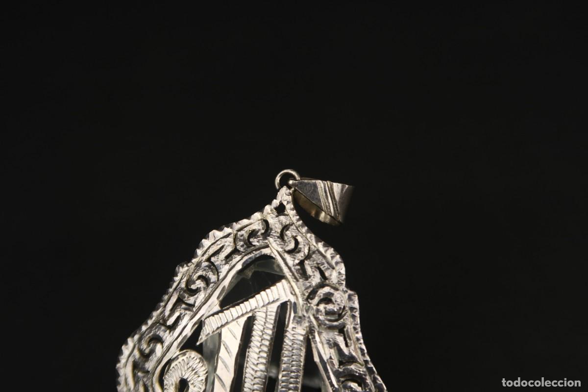 Joyeria: Antiguo Colgante &Aacute;rabe de Plata - Foto 3