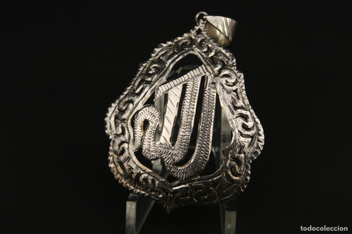 Joyeria: Antiguo Colgante &Aacute;rabe de Plata - Foto 4