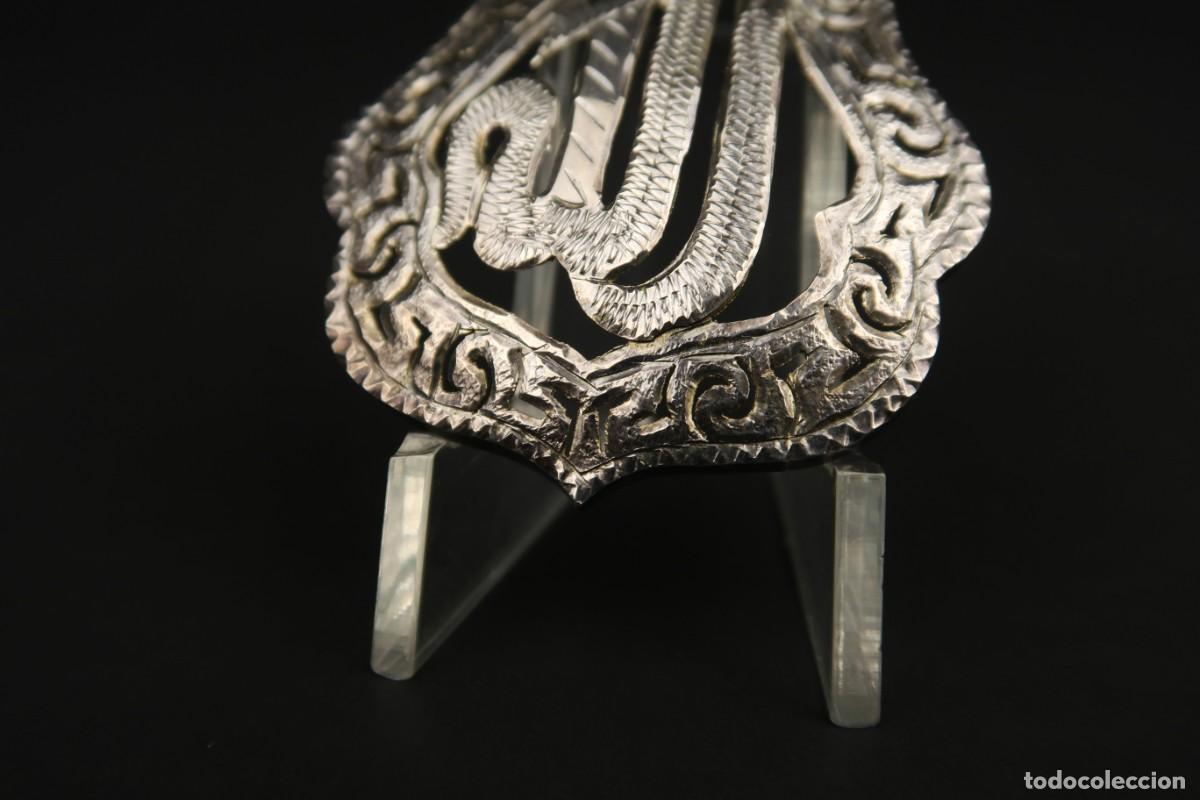 Joyeria: Antiguo Colgante &Aacute;rabe de Plata - Foto 6