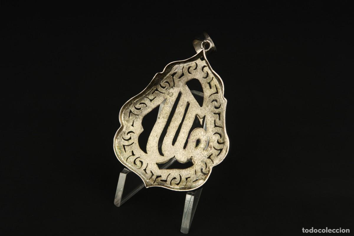 Joyeria: Antiguo Colgante &Aacute;rabe de Plata - Foto 8