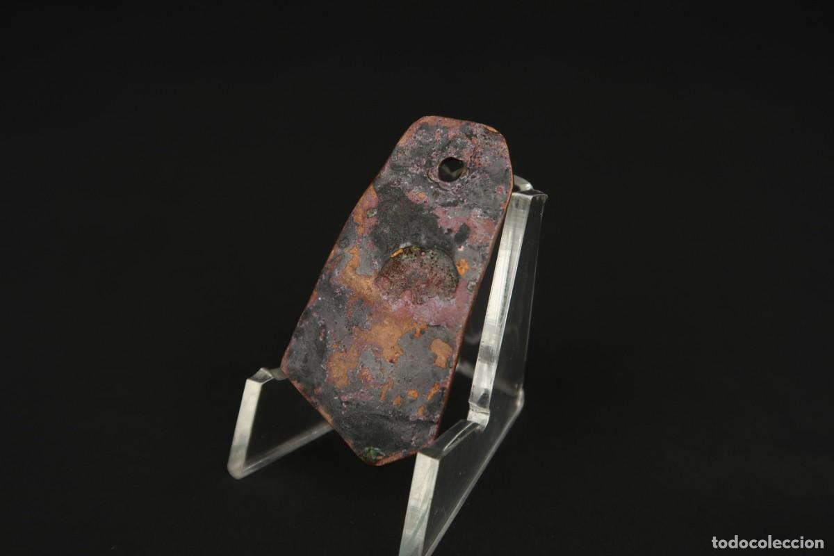 Joyeria: Antiguo Colgante de Cobre y Esmalte - Foto 6