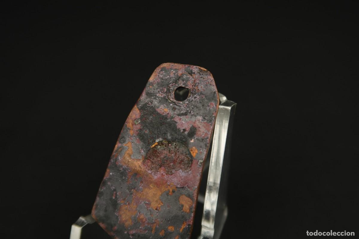 Joyeria: Antiguo Colgante de Cobre y Esmalte - Foto 8