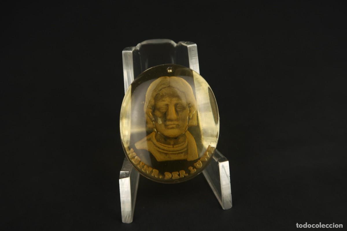 Joyeria: Antiguo Colgante de Cristal - Foto 3