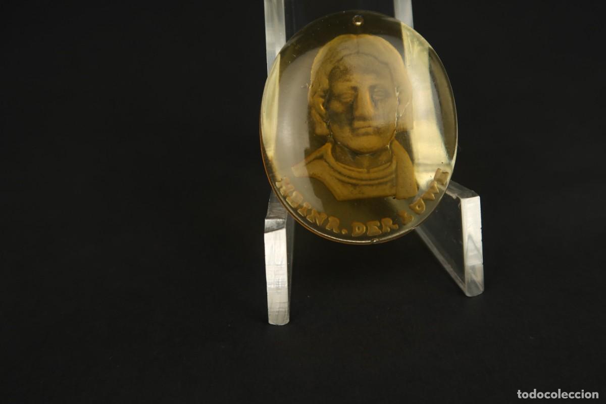 Joyeria: Antiguo Colgante de Cristal - Foto 4