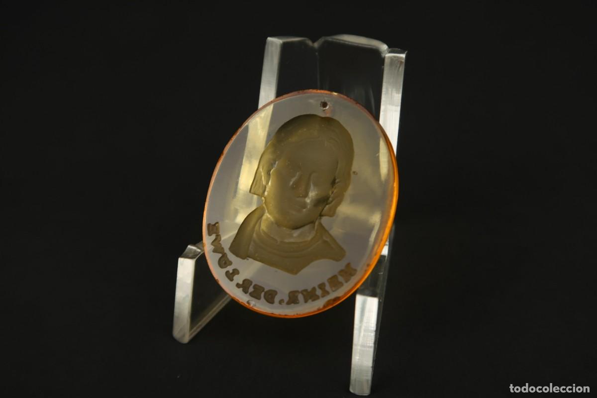 Joyeria: Antiguo Colgante de Cristal - Foto 6