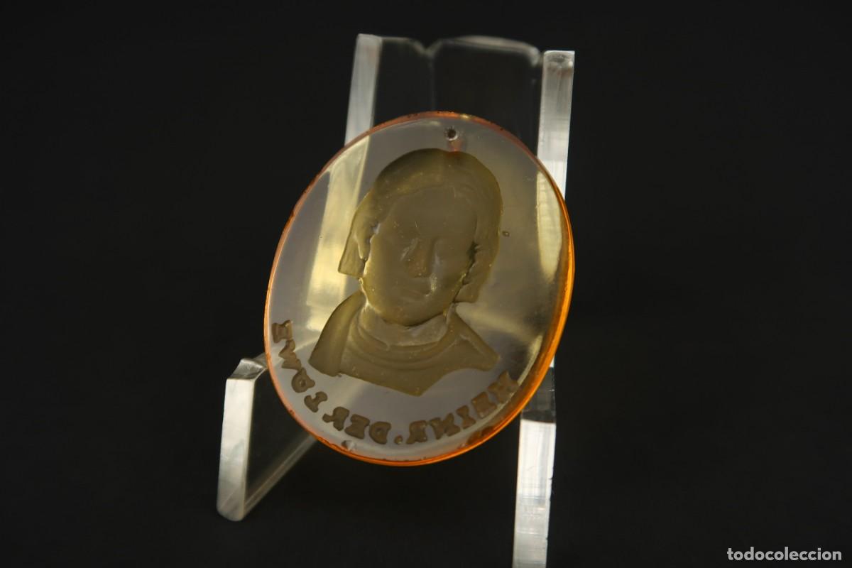 Joyeria: Antiguo Colgante de Cristal - Foto 7
