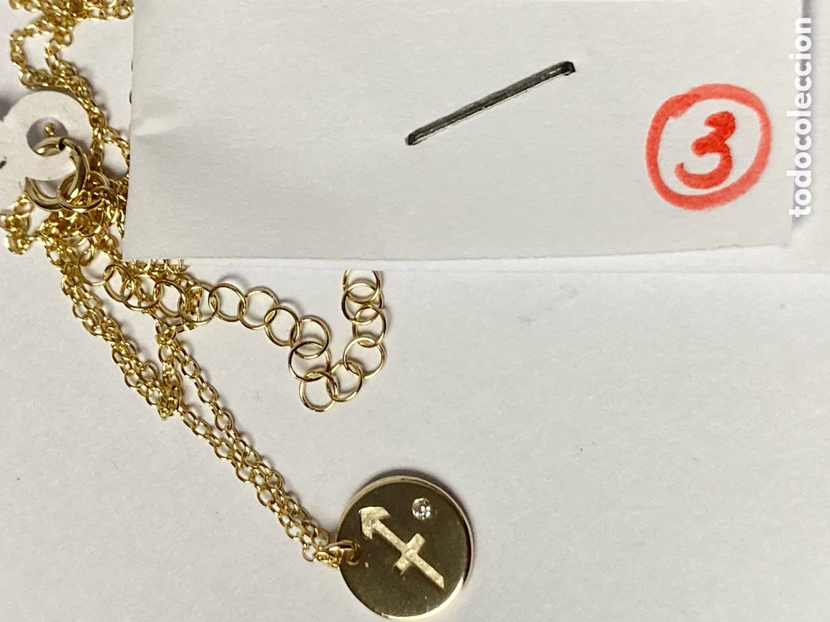 Joyeria: Gargantilla de plata chapada de oro/CC28 - Foto 2