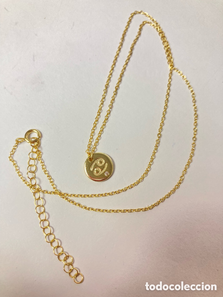 Joyeria: Gargantilla de plata chapado de oro/CC28 - Foto 1