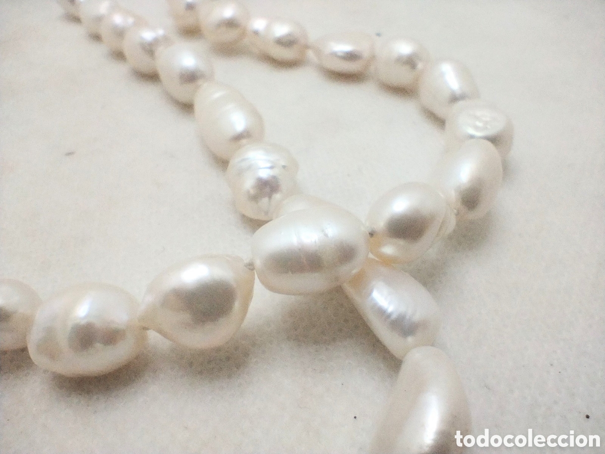 Joyeria: Collar largo de perlas barrocas cultivadas - Foto 3