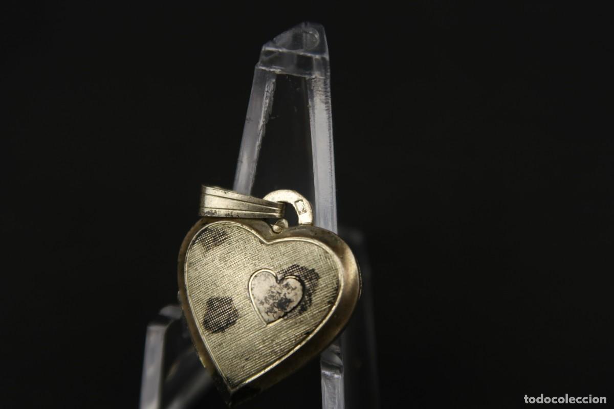 Joyeria: Antiguo Colgante Guardapelo de Plata - Foto 3