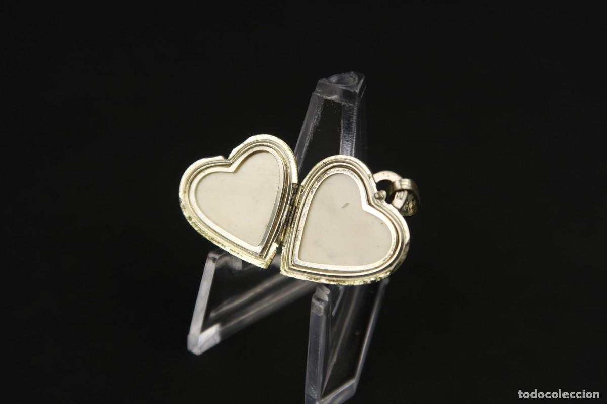 Joyeria: Antiguo Colgante Guardapelo de Plata - Foto 4