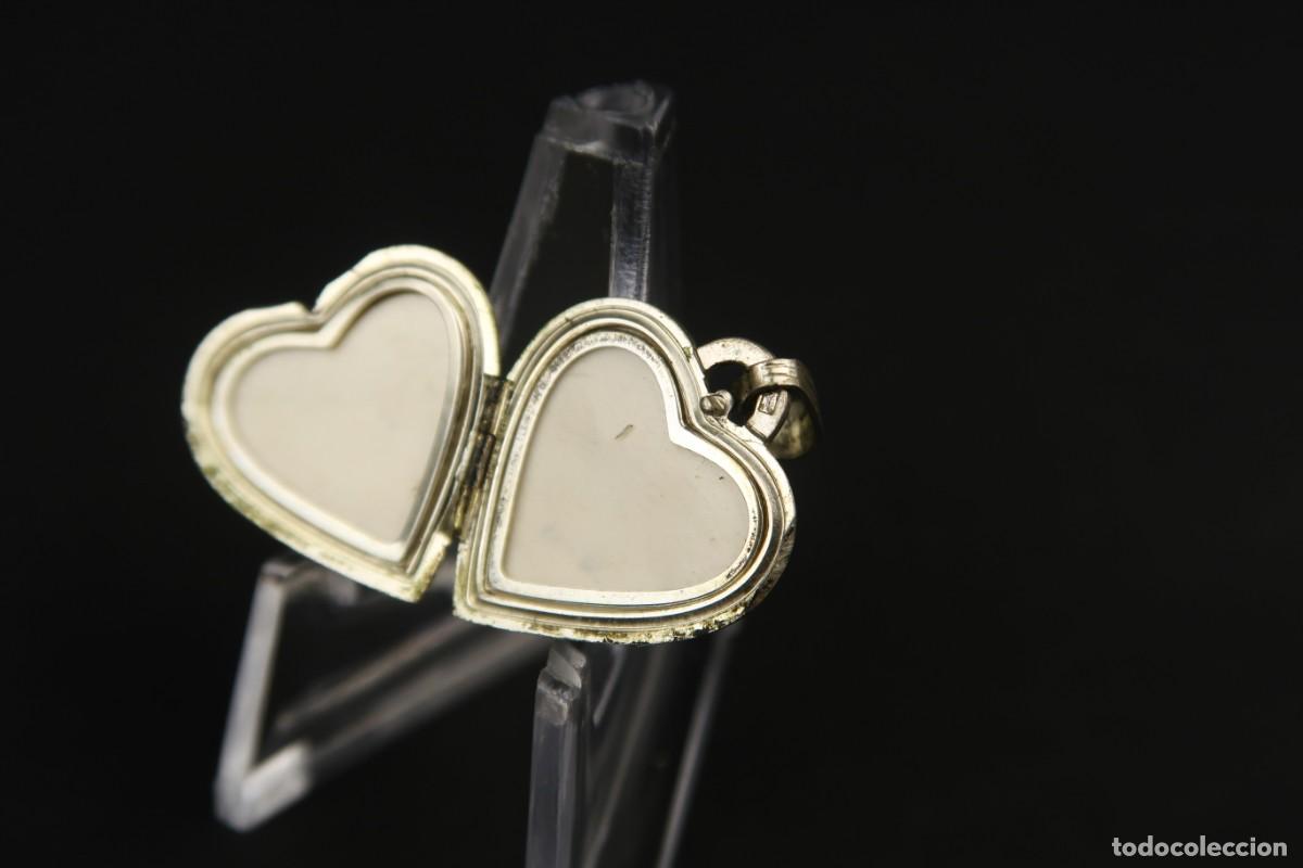 Joyeria: Antiguo Colgante Guardapelo de Plata - Foto 6