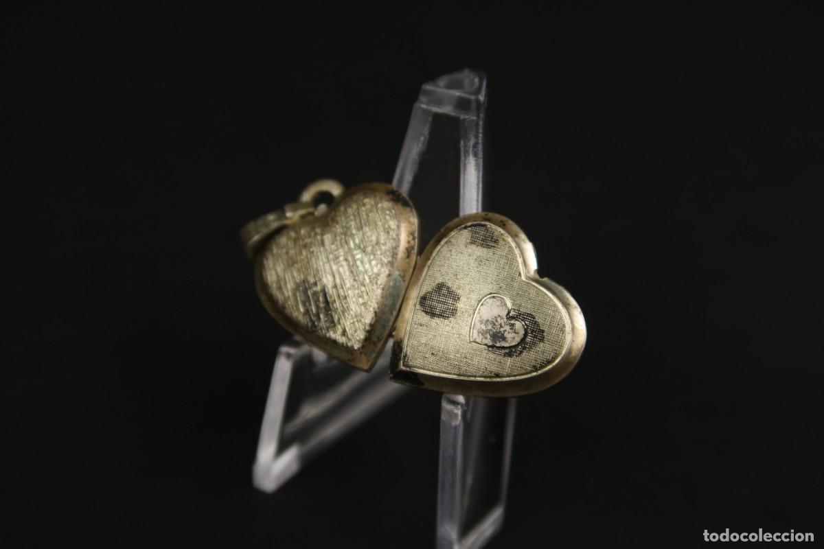Joyeria: Antiguo Colgante Guardapelo de Plata - Foto 7