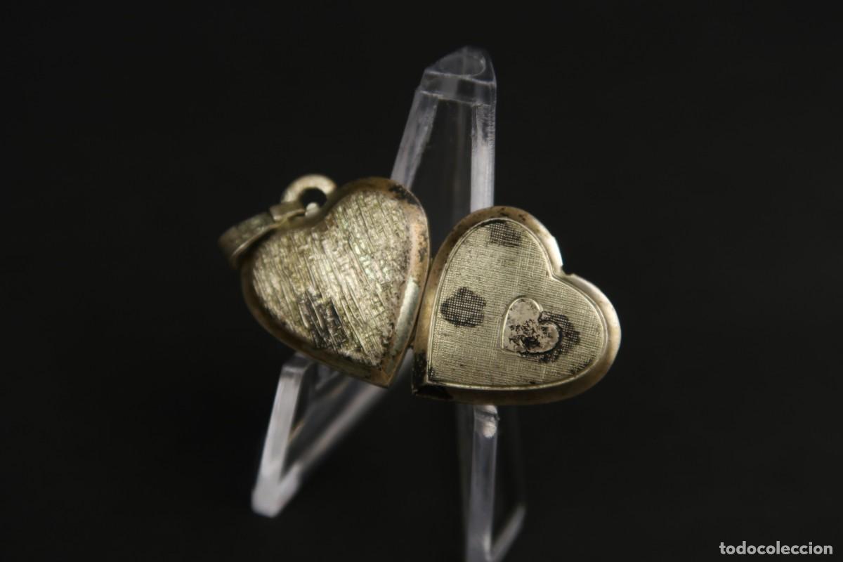 Joyeria: Antiguo Colgante Guardapelo de Plata - Foto 8